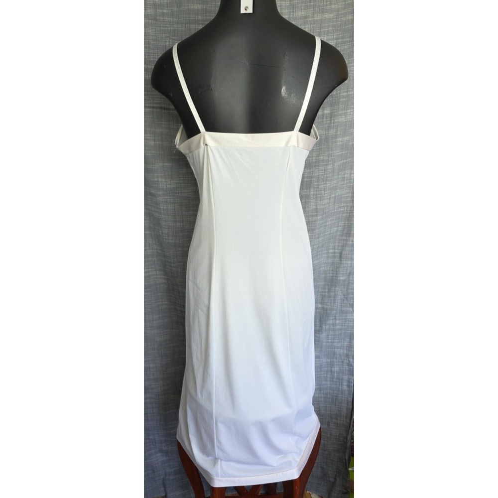 Vintage Vanity Fair Full Slip Antron III Nylon Size 34 Ivory White Fairy Prairie - Picture 8 of 14